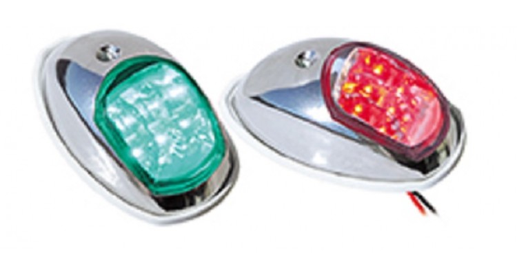 Navigācijas gaismas (zaļš / sarkans ) LED